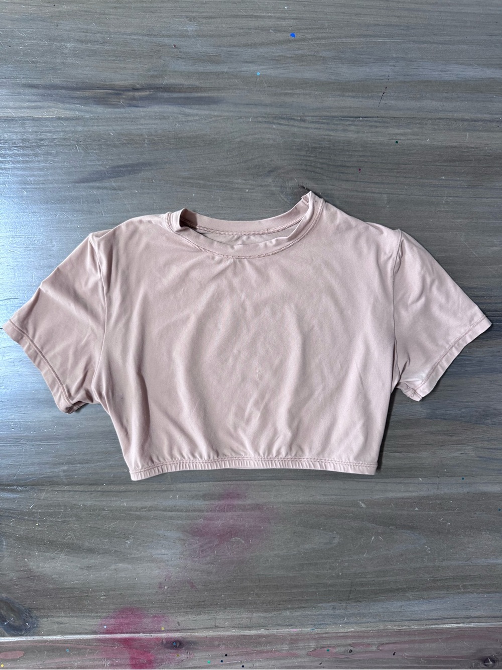 SKIMS Fits Everybody Super Cropped T Shirt Clay Women’s S